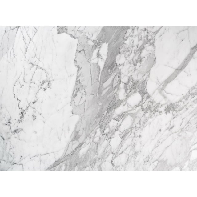 Stone New Modern Stool/Side Table in White Gioia Marble, Creator Ivan Colominas For Sale - Image 7 of 7