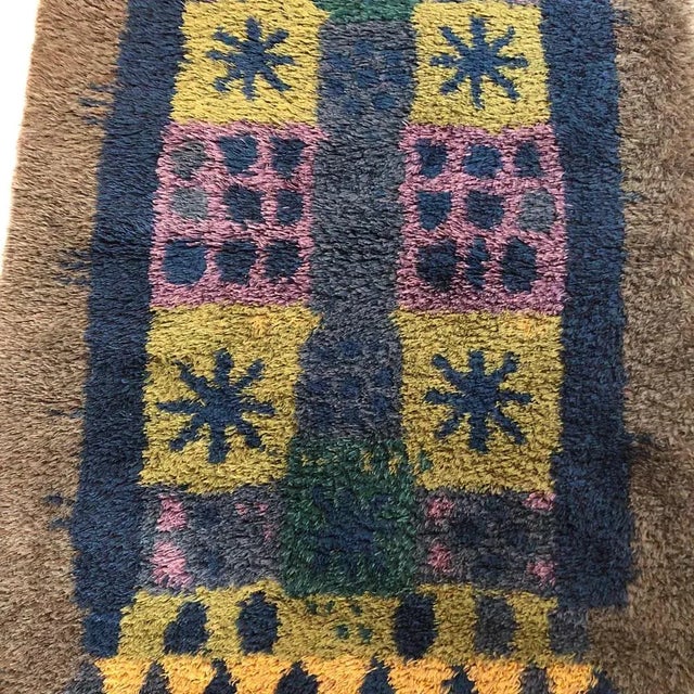 Extra Large Scandinavian Rya Rug by Arne Lindaas for Sellgren As For Sale - Image 18 of 18