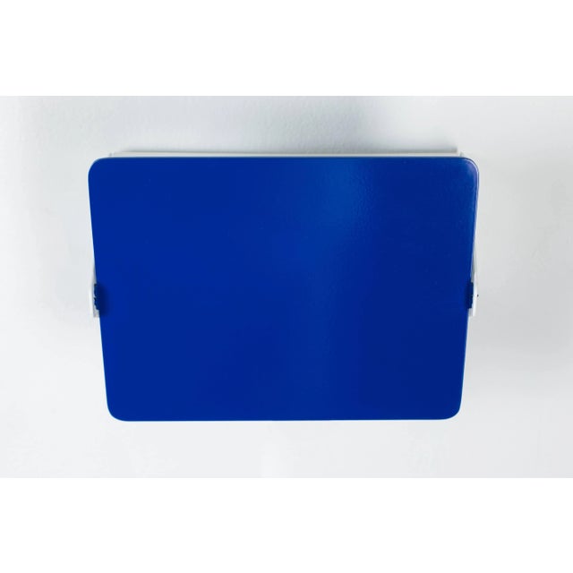 Not Yet Made - Made To Order Charlotte Perriand Blue 'Applique á Volet Pivotant' Wall Light For Sale - Image 5 of 9