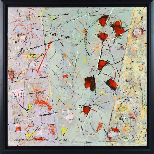 'May Strawberries' by Sinai Mordecai Waxman, American, 20th century Acrylic on canvas, 30 x 30 in. without frame, 33 x 33...