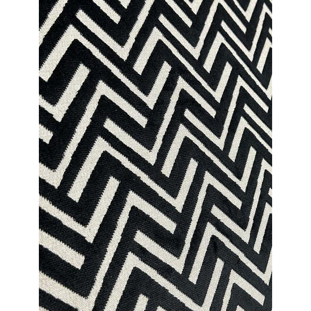 Mid-Century Modern #750 Froxfield Wing Back Chair in Mono Velvet Jacquard by Parker Knoll, 1980s For Sale - Image 10 of 12