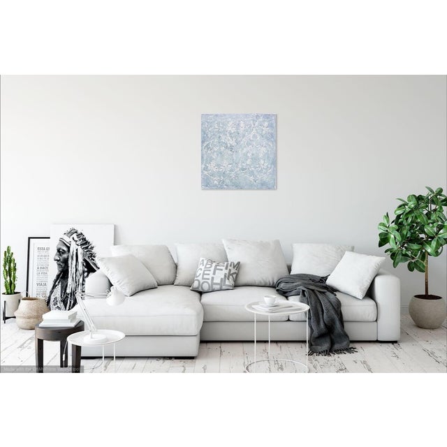 Contemporary Pattern Bas Relief Oil Painting by Martha Holden For Sale - Image 4 of 7