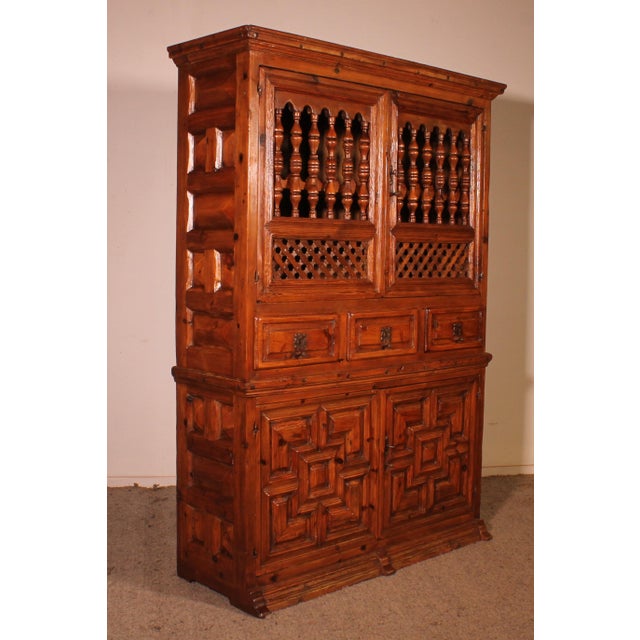 Antique Spanish Wooden Cupboard For Sale - Image 9 of 16