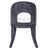 Kenneth Ludwig Chicago Rafferty Blue Stained Burl Wood Dining Chair For Sale - Image 4 of 6