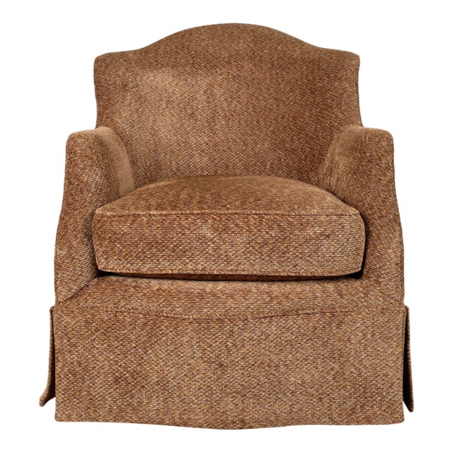 Transitional Swaim Swivel Chair For Sale