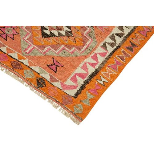 Vintage Kilim Runner Rug For Sale - Image 4 of 7