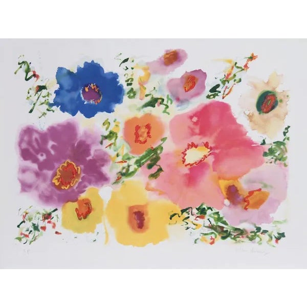 Helen Covensky, "Flowers Ii," Lithograph For Sale