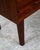 Mid Century Danish Modern Side Table Entryway Chest 2 Drawer Rosewood Bedside For Sale - Image 11 of 12