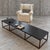 2000 - 2009 Coffee Table in Iron Frame and Stone Slate Table Tops by Architect Alex Vervoordt, Belgium, 1990s For Sale - Image 5 of 9