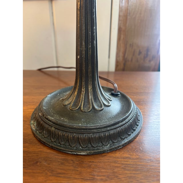 Mid 20th Century Chunk Glass Lamp by Peter Marsh With Base For Sale - Image 4 of 8