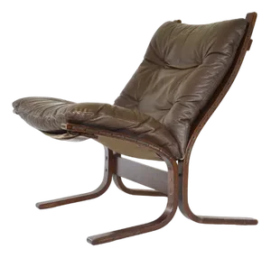 Vintage Peanut Brown Siesta Chair by Ingmar Relling for Westnofa, 1960s