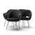 Mid-Century Modern Eero Saarinen for Knoll Mid Century Executive Dining Chairs - Set of 4 For Sale - Image 3 of 12