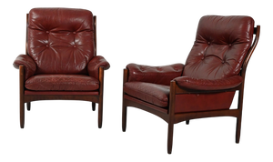 Hoffman Armchairs by Gunnar Kentemöller for Göte Möbler, Sweden, 1970s