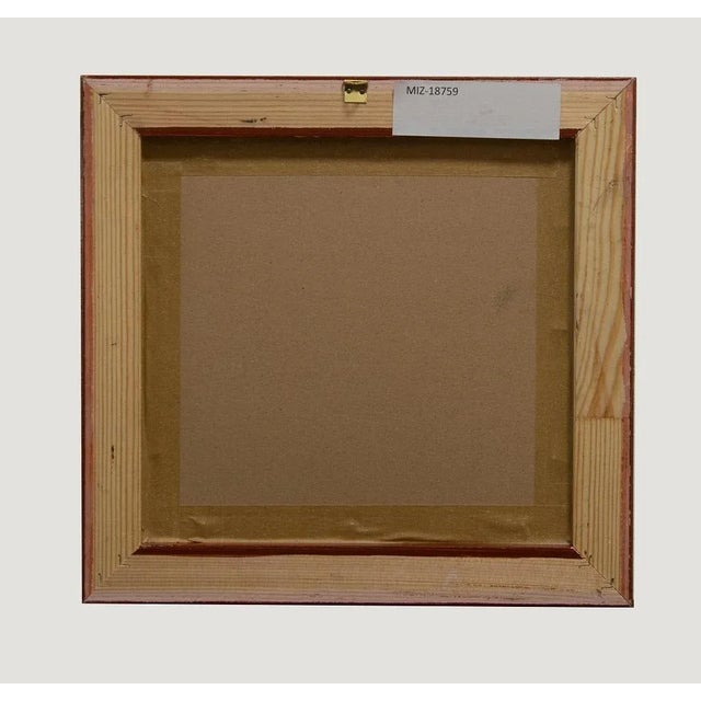 Modern Mino Maccari, Couple, Original Mixed Media on Zinc, 1960s For Sale - Image 3 of 4