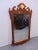 Chippendale style mirror made by Councill. Mahogany cut out design frame with gold gilt shell carved accent on crest,...