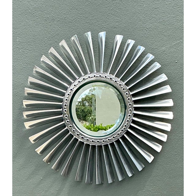 Vintage Industrial Rolls Royce “Spey” Mirror For Sale - Image 10 of 18