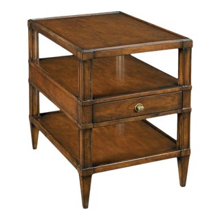 Elin Tiered Table in Brown For Sale