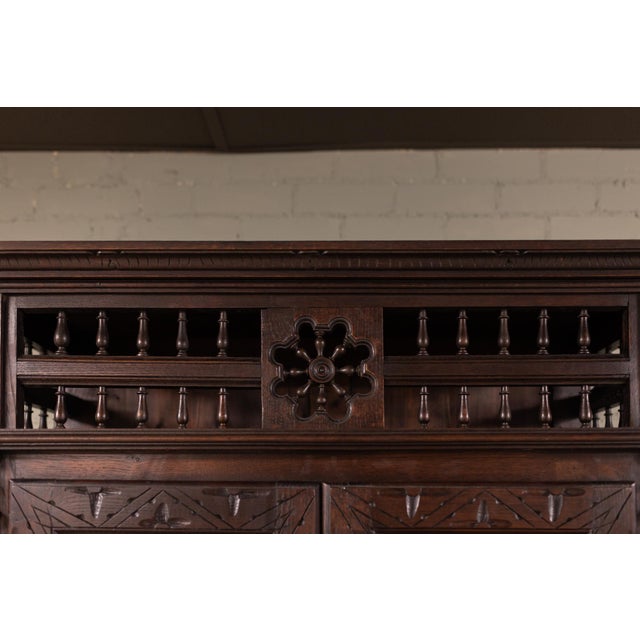 French 1800s French Breton Cabinet For Sale - Image 3 of 16