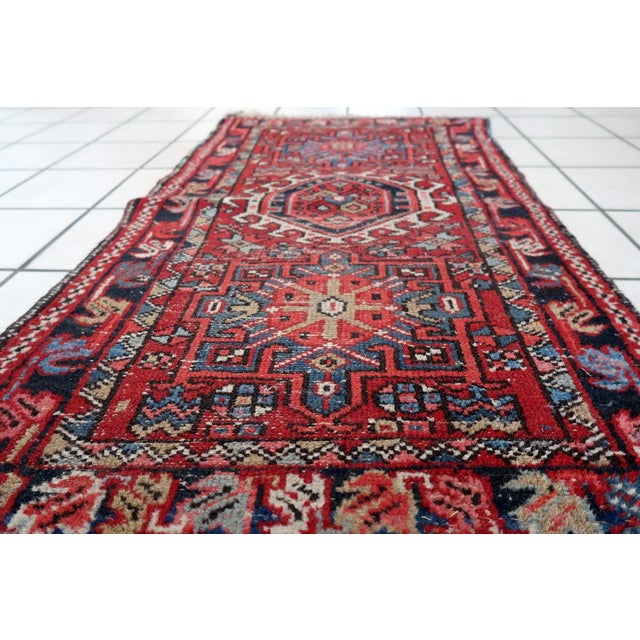 1910s, Handmade Antique Persian Karajeh Rug 2.1' X 3.7' For Sale In New York - Image 6 of 11