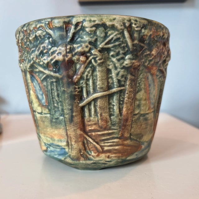 Early 20th Century Weller Pottery Forest Planter For Sale In Jacksonville, FL - Image 6 of 10