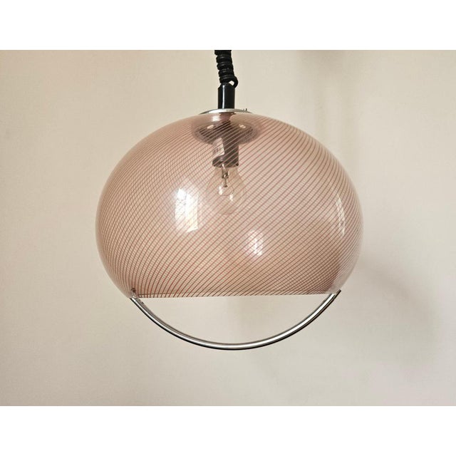 Guzzini Mid-Century Meblo Pendant from Guzzini, Italy, 1970s For Sale - Image 4 of 11