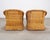 Pair of Organic Modern Rattan Wicker Lounge Armchairs For Sale - Image 17 of 18