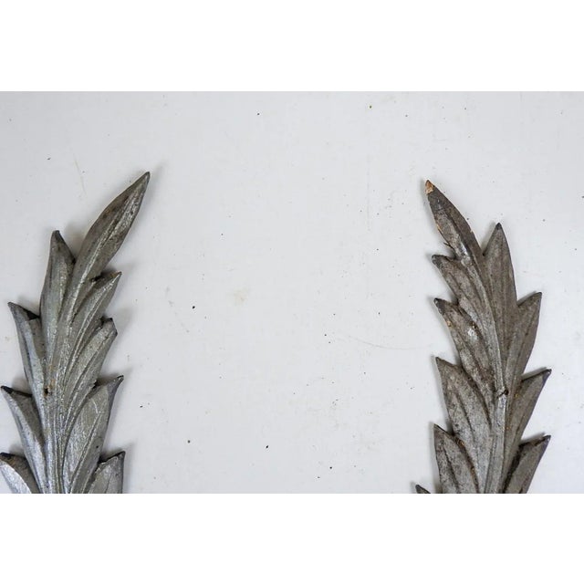 Rustic European Vintage Carved Folk Art Leaf Odd Fellows - a Pair For Sale - Image 3 of 5