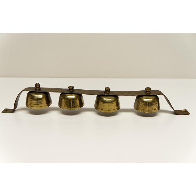 Victorian Antique Brass Carriage Sleigh Bells For Sale - Image 3 of 7