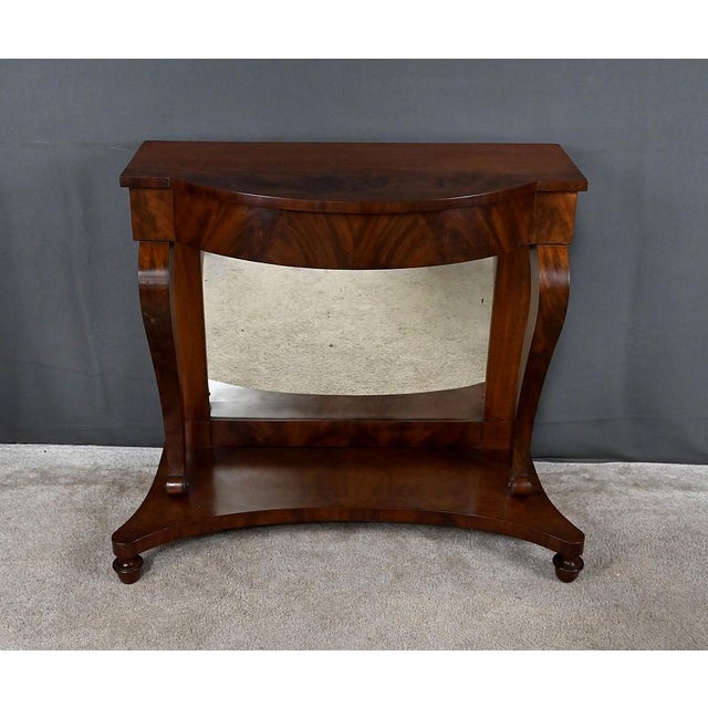 Wood Early 19th Century Restoration Mahogany Console Table For Sale - Image 7 of 13