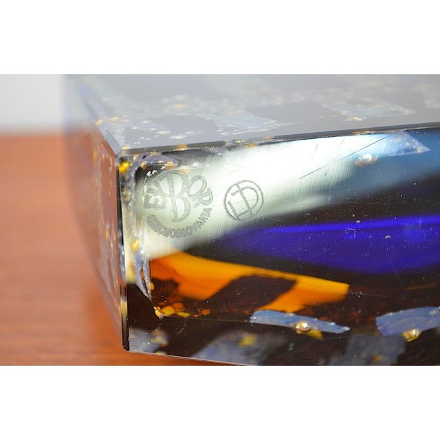 Vintage Vase by Pavel Hlava for Exbor Bohemia, 1960s For Sale - Image 11 of 13