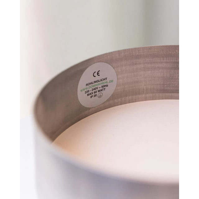 Metal Vintage Aluminium Lamp by Dominik Hehl For Sale - Image 7 of 11