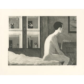 Pascal Rabaté, Théâtre de Rue, 2018, Etching For Sale