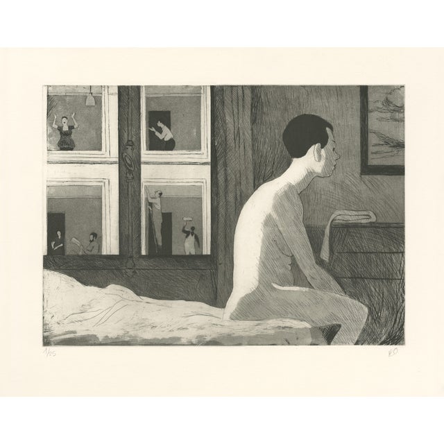 Pascal Rabaté, Théâtre de Rue, 2018, Etching For Sale