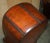 Late 20th Century Fully Restored Hand-Dyed Cigar Brown Leather Chesterfield Tufted Porters Armchair For Sale - Image 12 of 13