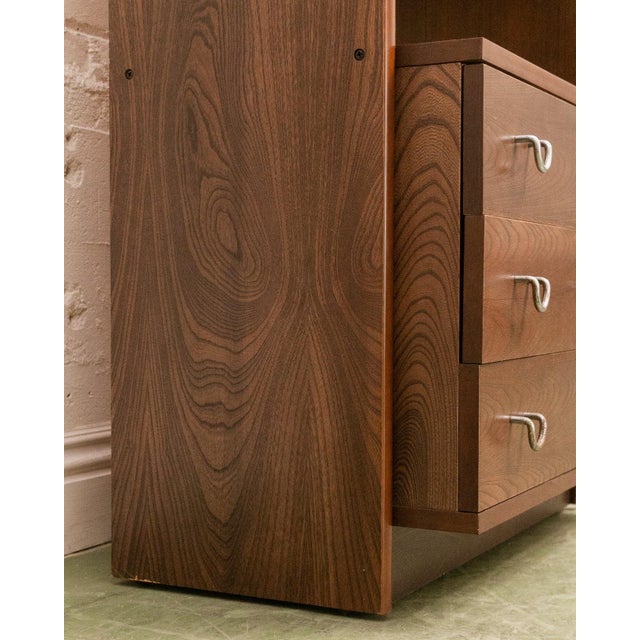 Mid 20th Century Rosewood Danish Walnut Shelf For Sale In Los Angeles - Image 6 of 6