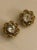 Metal 1940s Hobé Rhinestone, Crystals and Gold Cluster Earrings - 2 Pieces For Sale - Image 7 of 12