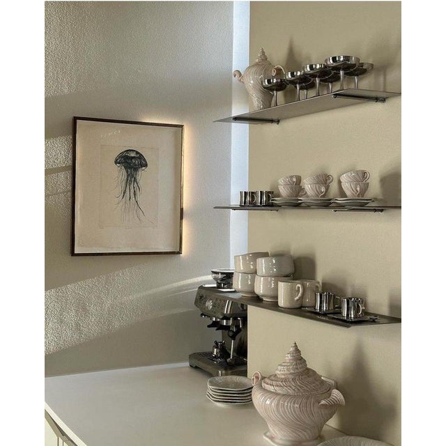 Late 20th Century Porcelain Rose Triton Coffee Set by Arje Griegst for Royal Copenhagen, 1970s For Sale - Image 5 of 6