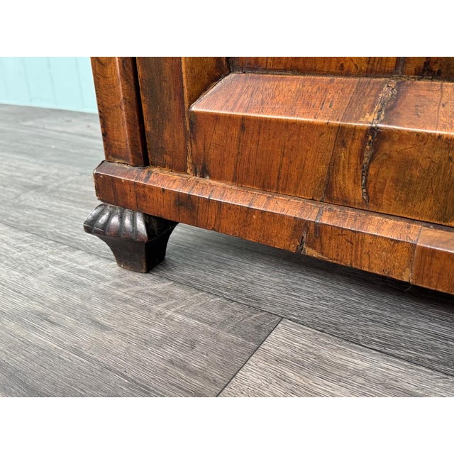 Large Antique Walnut Bedside Table, 1890s For Sale - Image 15 of 18