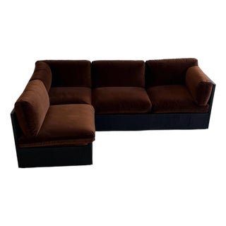 Cantabria Modular Sofa- Ebonized Oak Upgrade For Sale