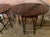 Early 20th Century Pair Petite Diminutive Mahogany Spider Leg Pad Foot Round Gateleg Tables For Sale - Image 10 of 12