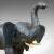 Mid 20th Century Mid 20th Century Leather Elephant Sculpture For Sale - Image 5 of 9