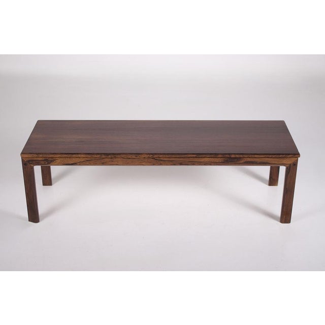 Scandinavian Low Table in Rosewood, 1970s For Sale - Image 6 of 6
