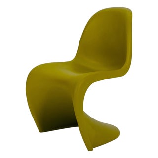 Chair in Mustard by Verner Panton for Vitra, 2012 For Sale