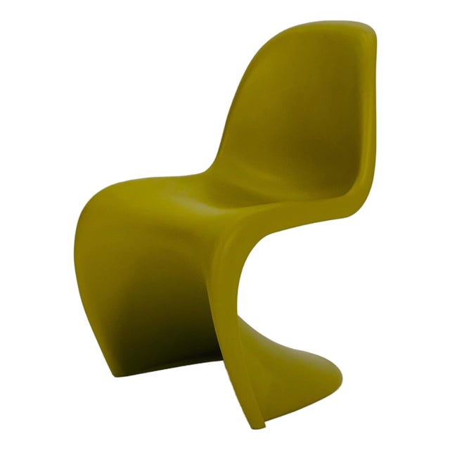 Chair in Mustard by Verner Panton for Vitra, 2012 For Sale