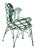 Metal 1950s Iron Garden Chairs in Moss Green - Set of 4 For Sale - Image 7 of 11