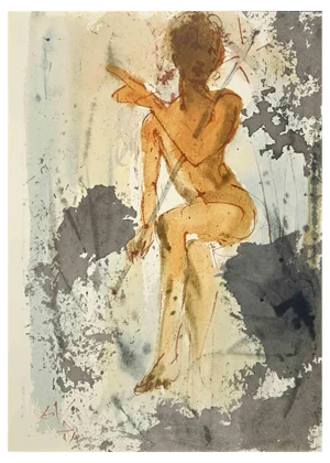 Salvador Dali, The Great Day of the Lord, Lithograph, 1964