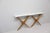 Mid-Century Modern Large Console Table with Double X-Shaped Carrara Marble Top from Studio B.B.P.R, 1950s For Sale - Image 3 of 11