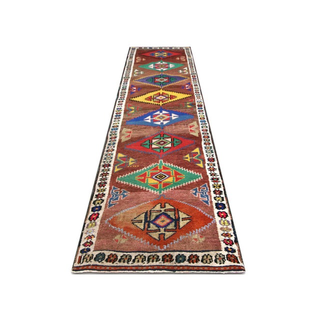 1960s 1960s Turkish Oushak Runner For Sale - Image 5 of 6