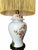 Chinoiserie Vintage Chinoiserie Floral Ginger Jar Table Lamp With Long Gold Fringe Shade For Sale - Image 3 of 16