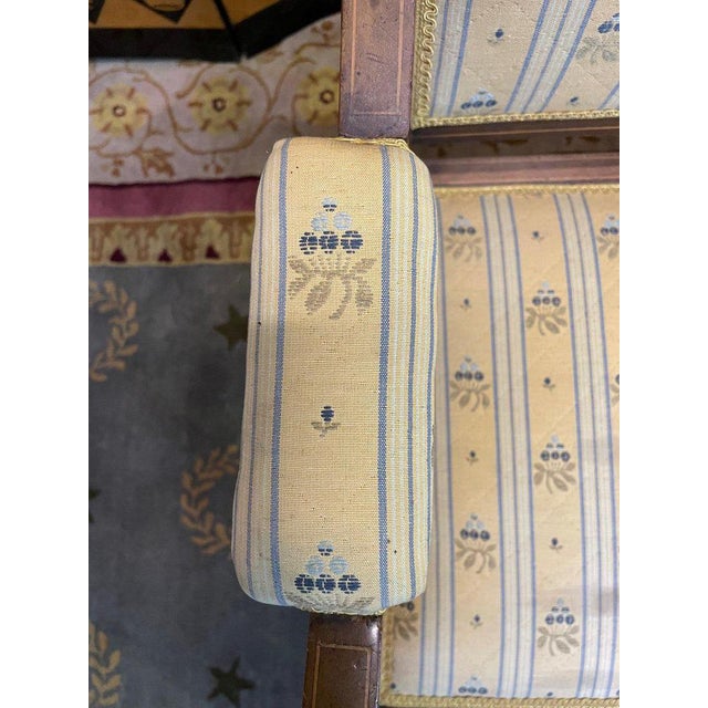 Wood 19th Century Louis XVI Bench For Sale - Image 7 of 13